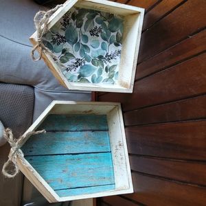 Matching Wood House Decor - Handcrafted